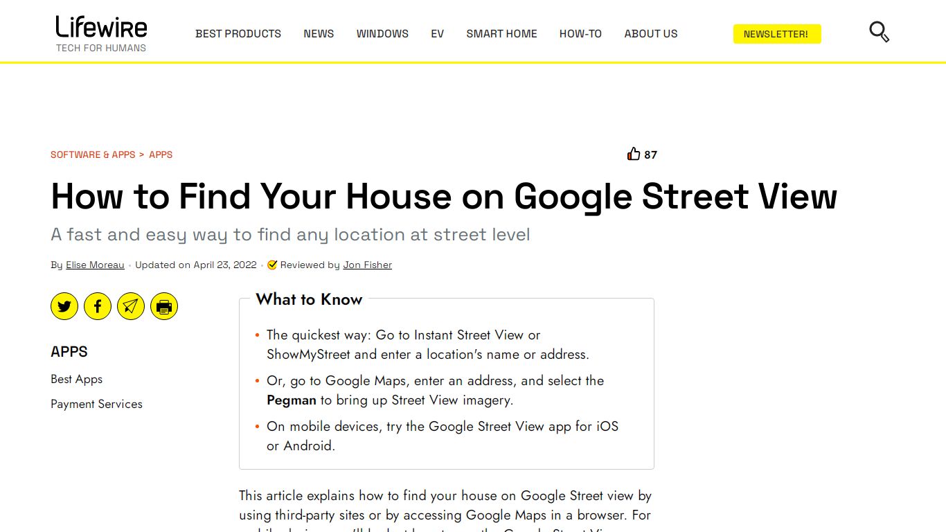 How to Find Your House on Google Street View - Lifewire